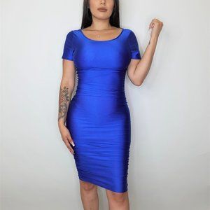 Tied Backless Satin Dress 😍